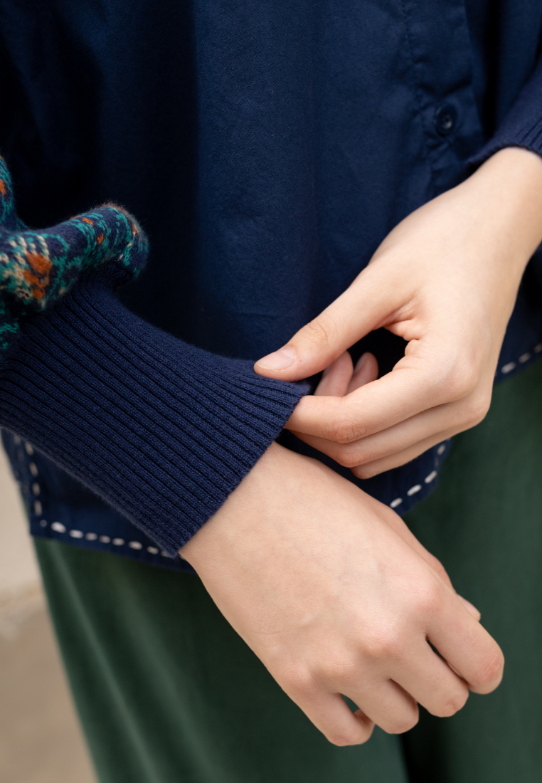 NONAETAL Celosia Sekar Knit Top Long Sleeve