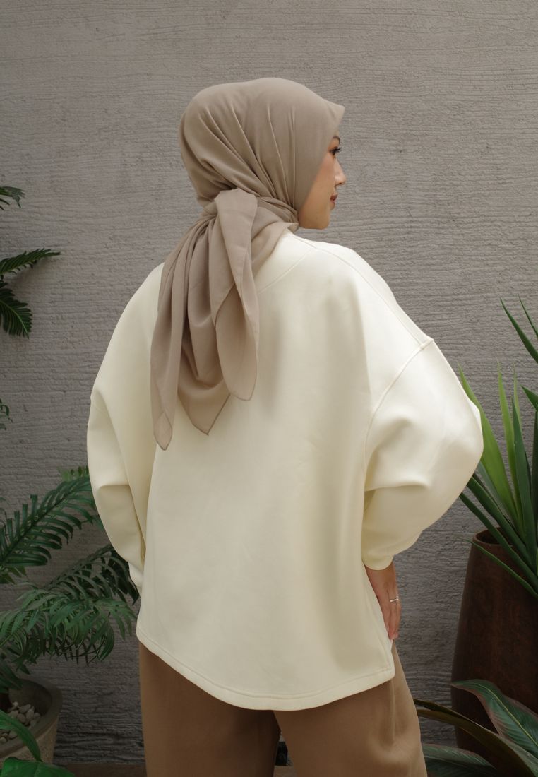 NONAETAL Hailey Arowana Oversized Top Long Sleeve