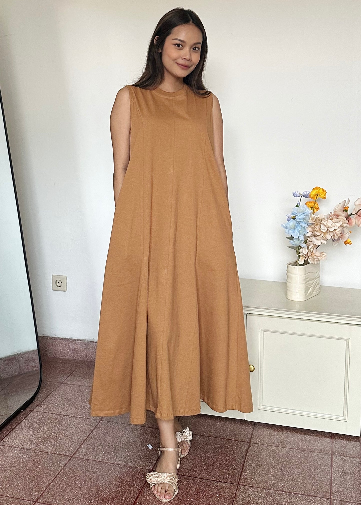 NONAETAL Clio Godet Dress