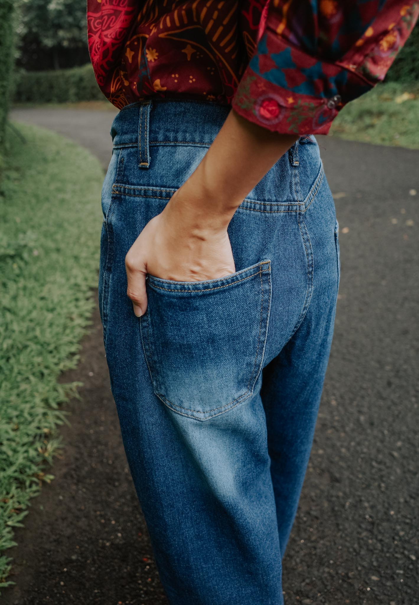 Nonaetal Chiba Denim Pants Dark Blue