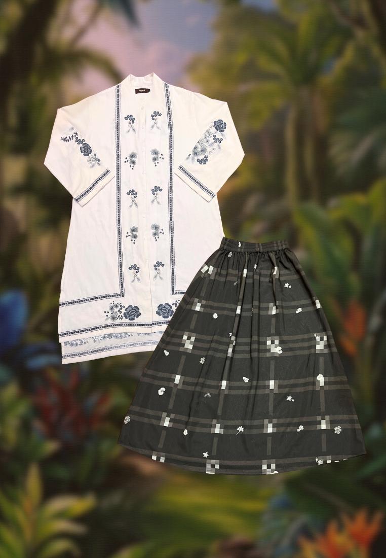 NONAETAL Rafflesia Whisper Tunic Embroidery Extra Size (Set)