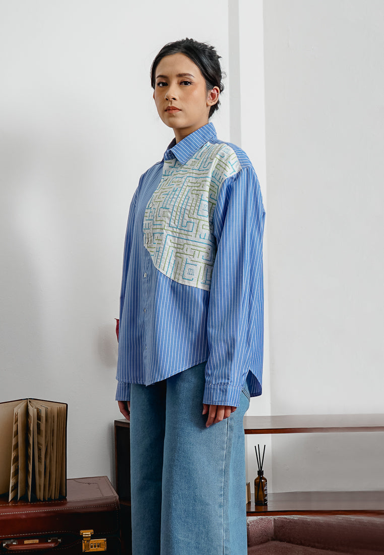 Hansa Shirt Skydiver Blue