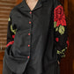 NONA Beatrix Rosabella Couture Shirt Black