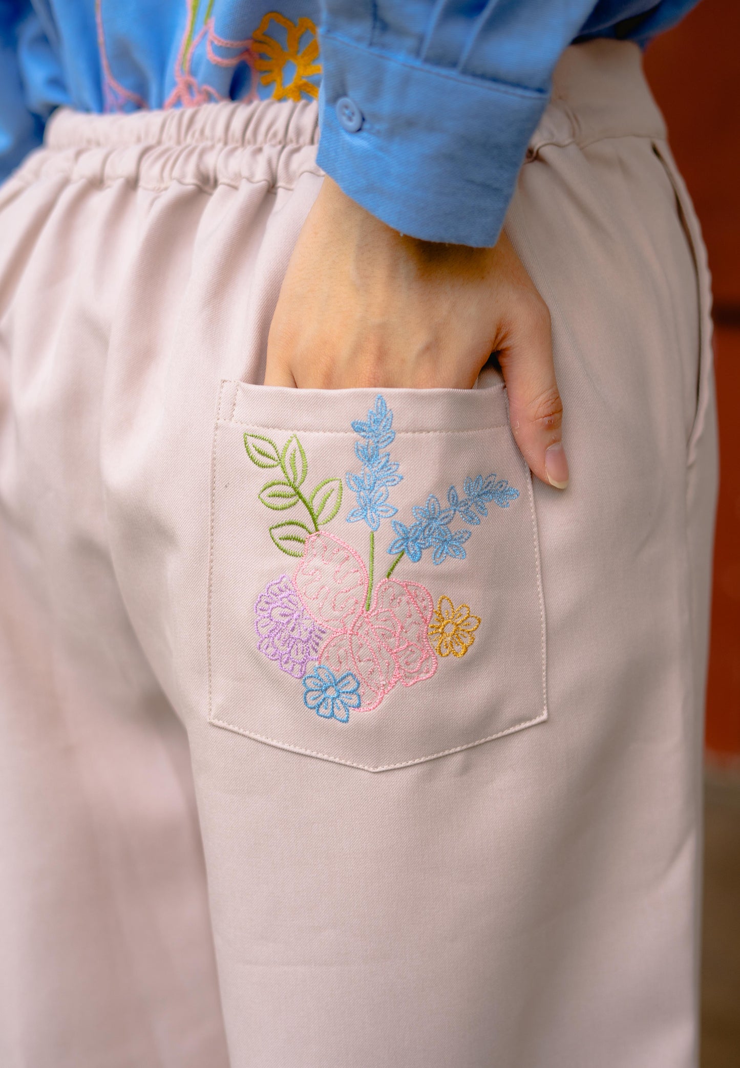 NONAETAL Omara Pants Taupe