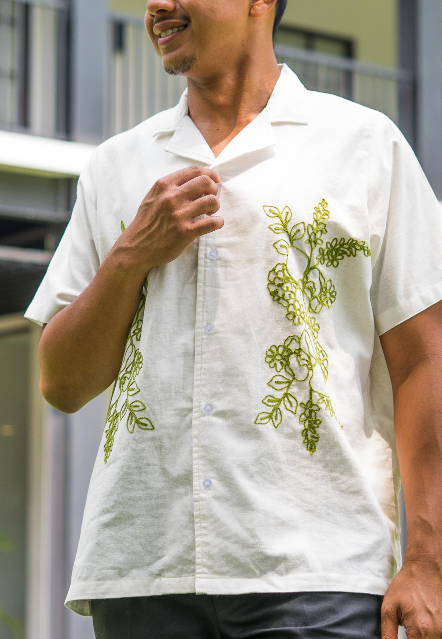 NONAETAL Daniel Top (Fit S-L) Broken White