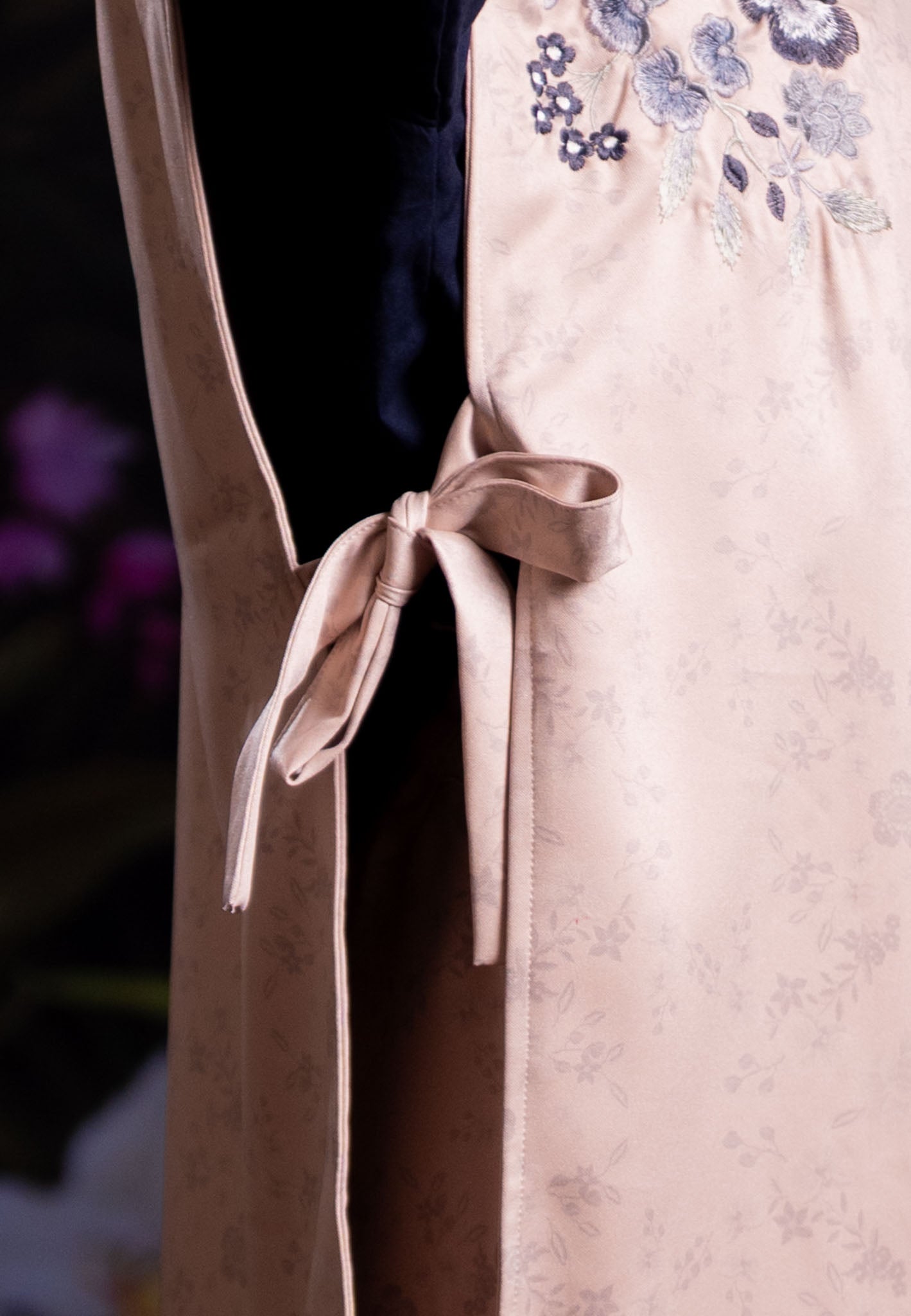 NONAETAL Nucifera Whisper Embroidery Vest Winter Cream