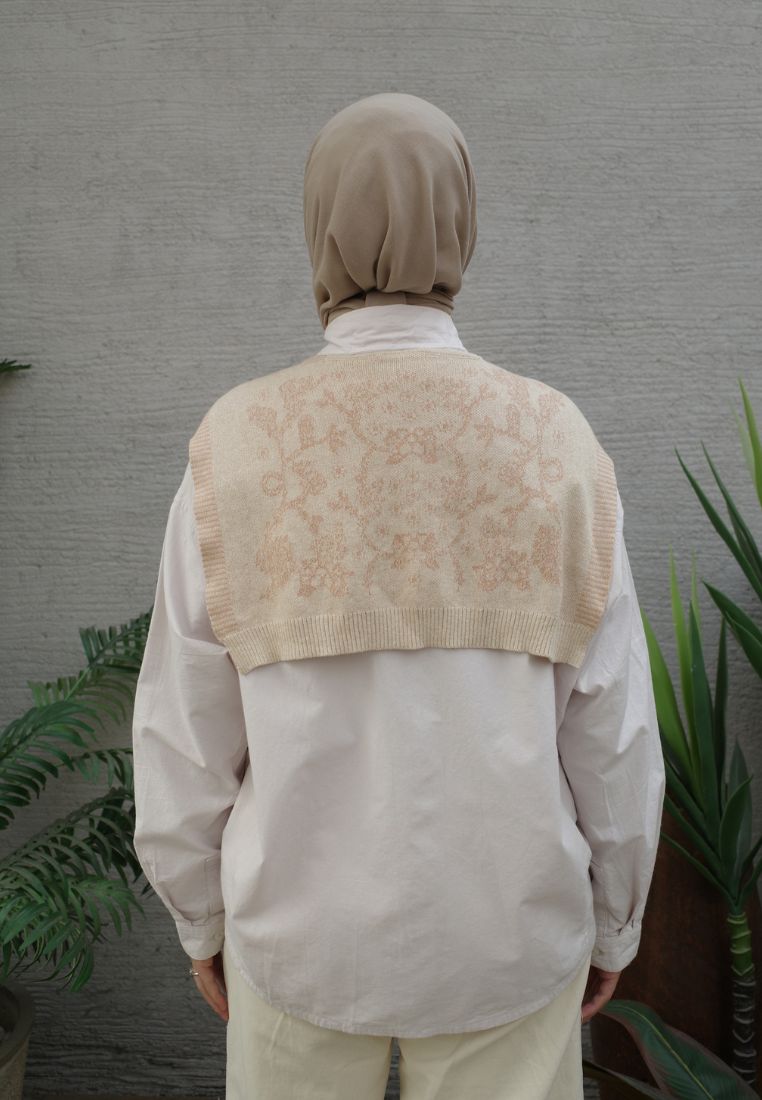 NONAETAL Seoul Jalak Shirt Long Sleeve Knit Shawl