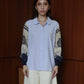 NONAETAL Celosia Shirt Hip Length Knit Sleeve