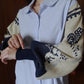 NONAETAL Celosia Shirt Hip Length Knit Sleeve