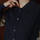 NONAETAL Celosia Shirt Hip Length Knit Sleeve