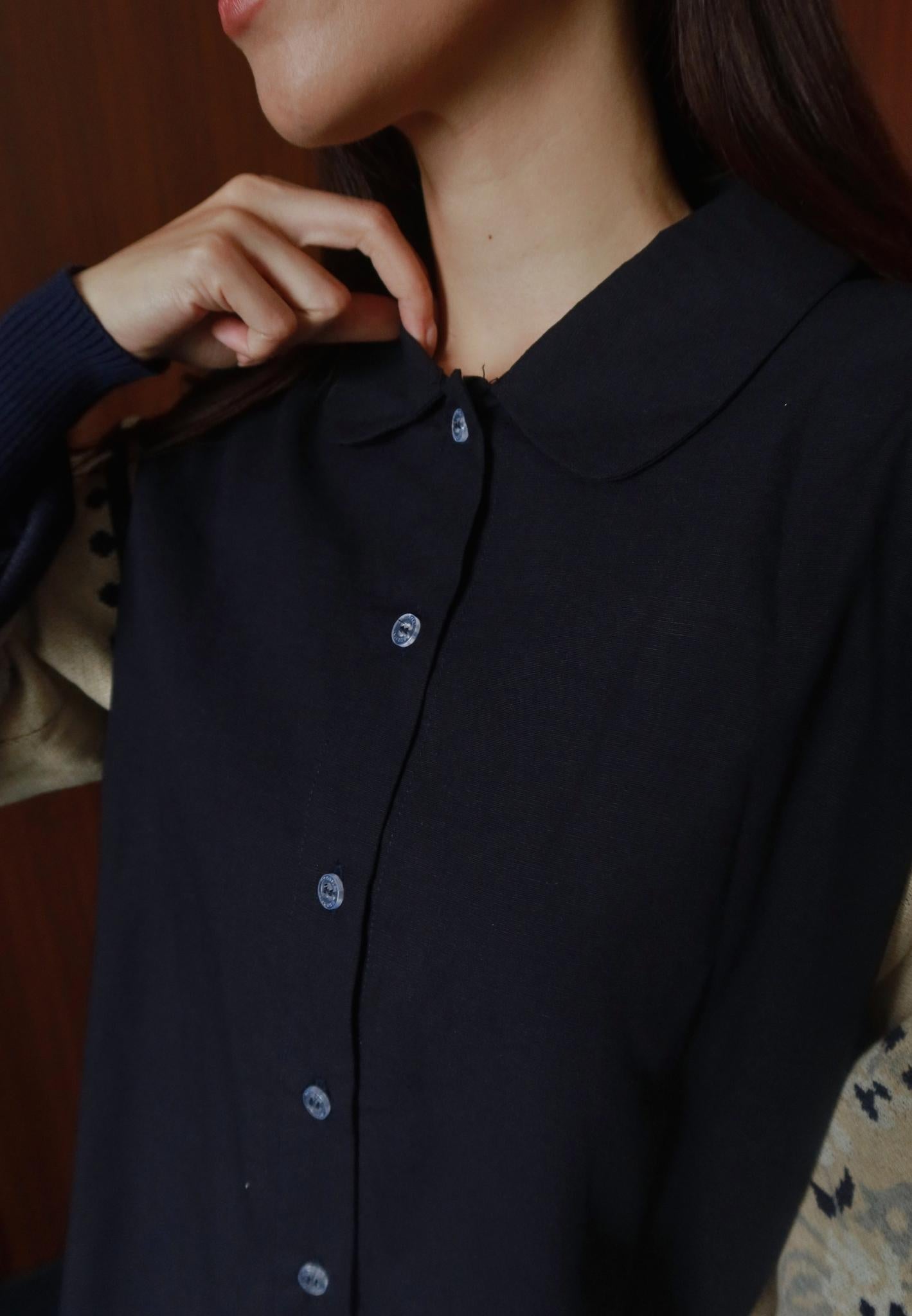 NONAETAL Celosia Shirt Hip Length Knit Sleeve