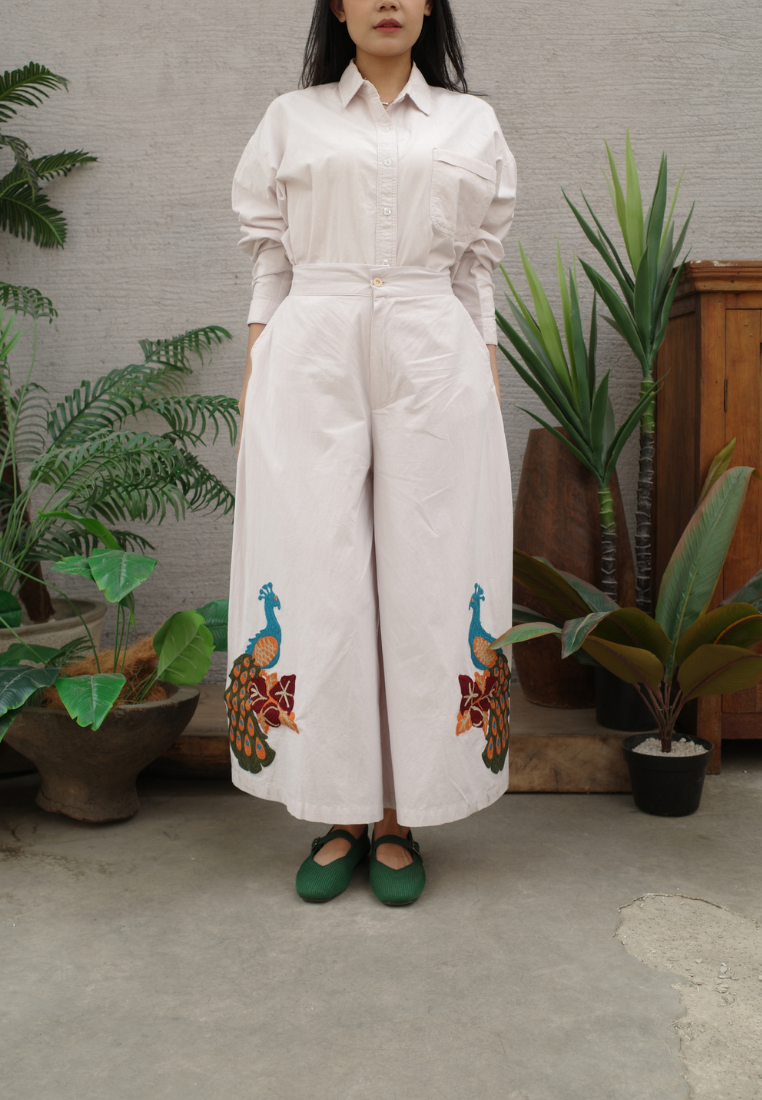 NONAETAL Avery Peafowl Pants Lilac Hint