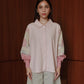 NONAETAL Celosia Shirt Hip Length Knit Sleeve