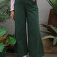 NONAETAL Seroja Flare Pants Hunter Green