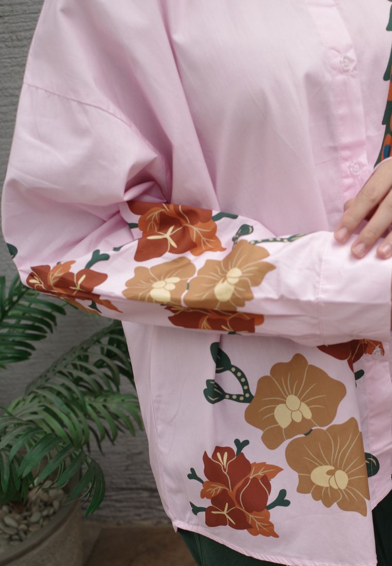 NONAETAL Andromeda Peafowl Shirt Long Sleeve