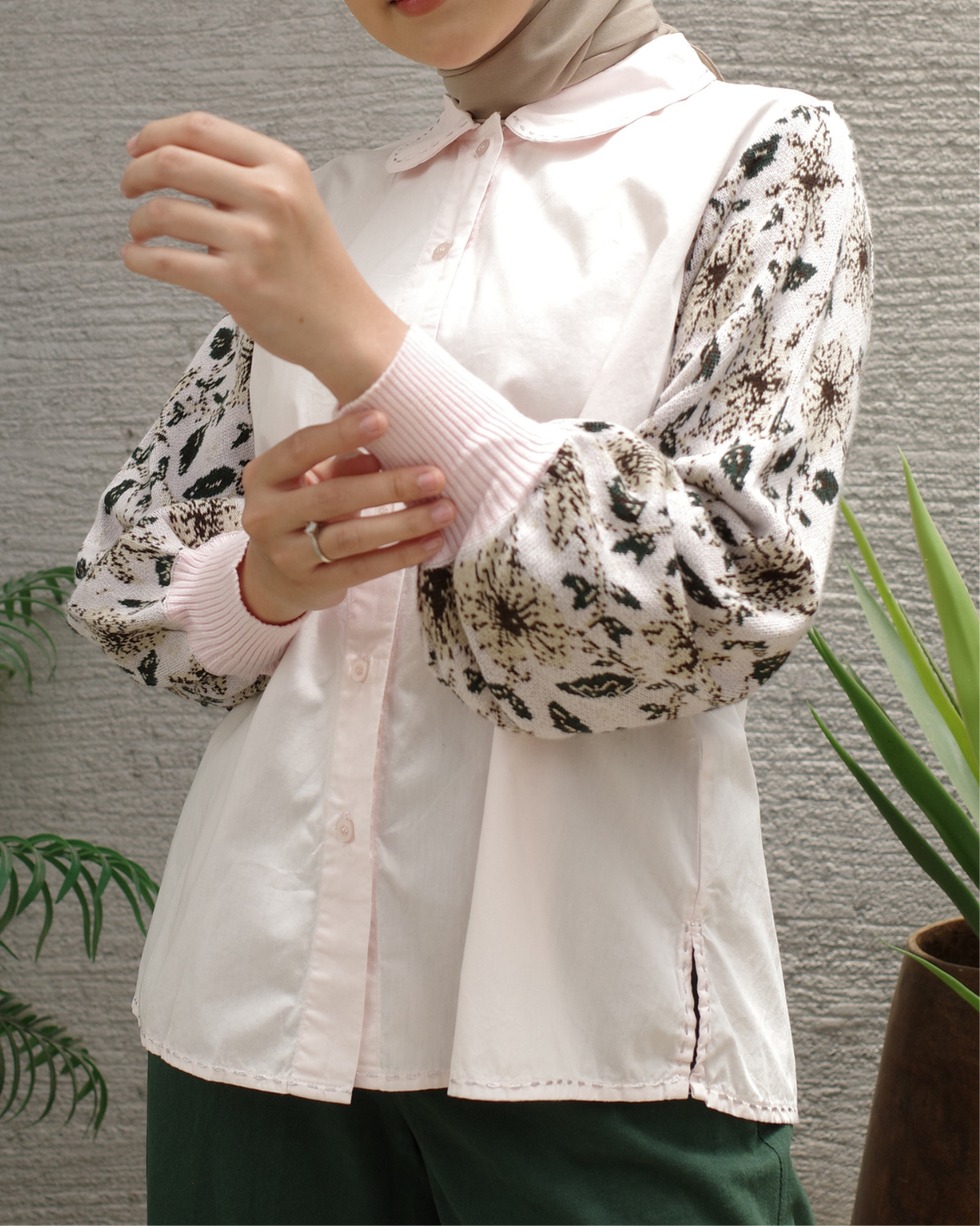 NONAETAL Celosia Sekar Knit Top Long Sleeve