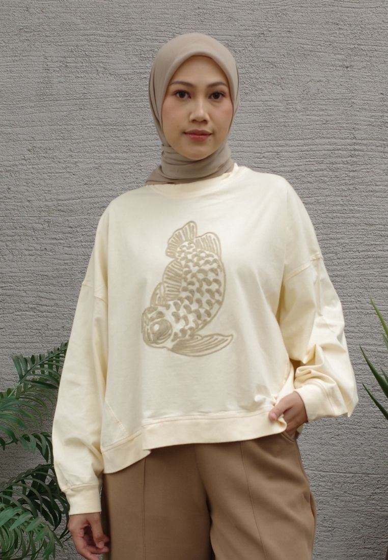 NONAETAL Hailey Arowana T-shirt Long Sleeve