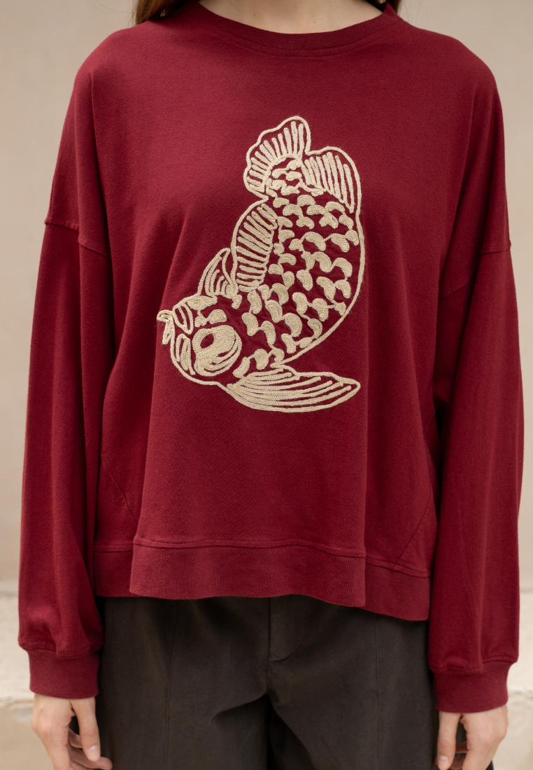NONAETAL Hailey Arowana T-shirt Long Sleeve