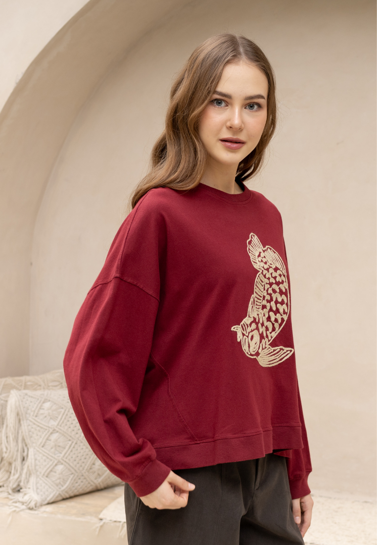 NONAETAL Hailey Arowana T-shirt Long Sleeve