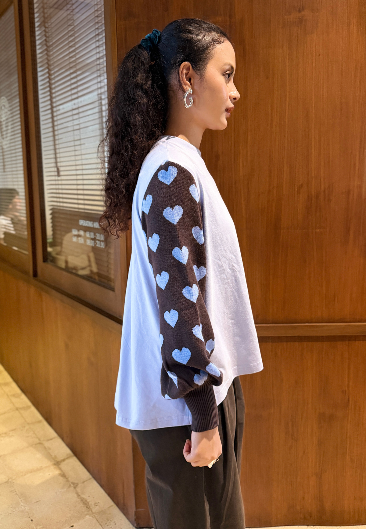 NONAETAL Calendula Heart T-shirt Knit