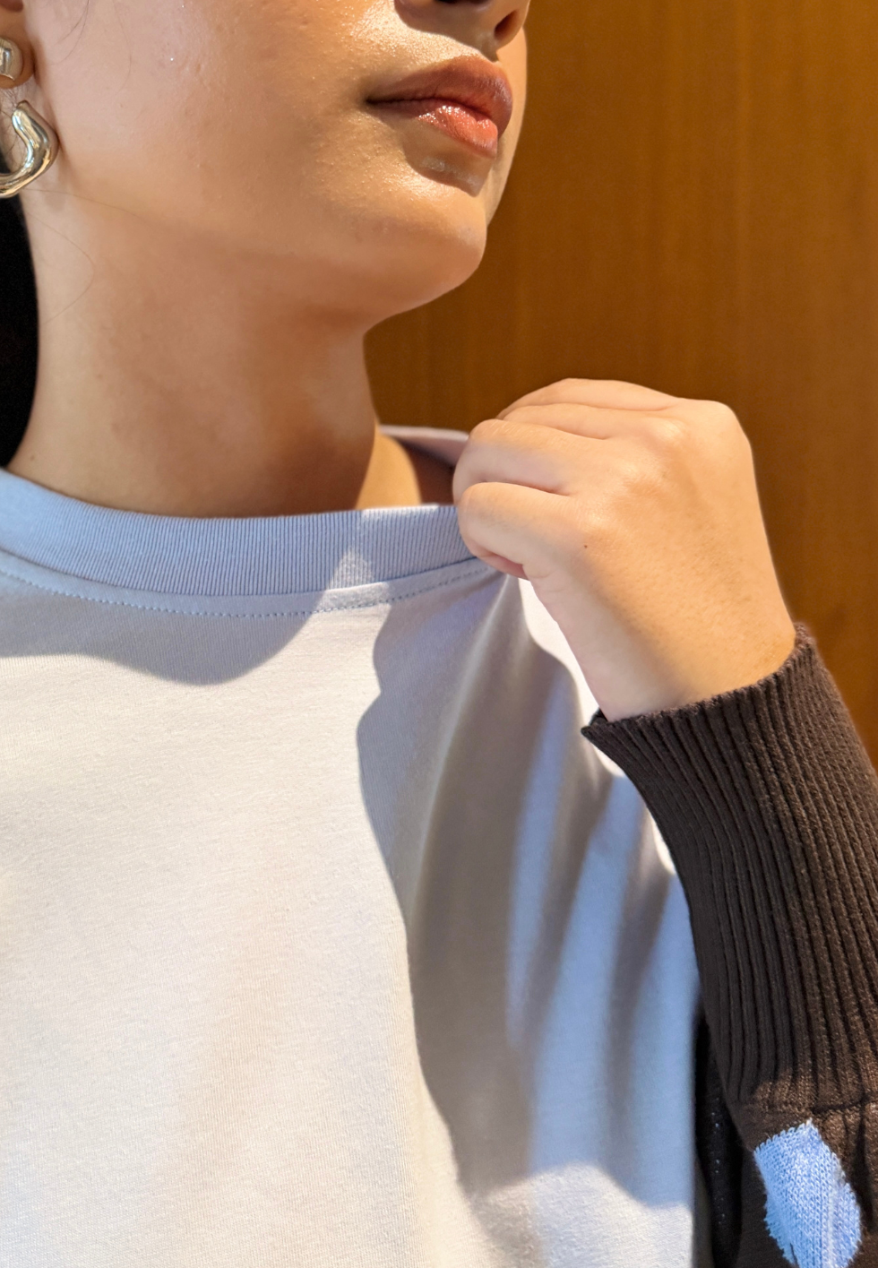 NONAETAL Calendula Heart T-shirt Knit