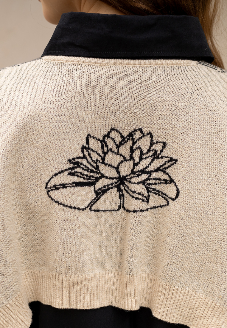 NONAETAL Origin Knit Shawl Dress