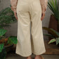 NONAETAL Seroja Jalak Flare Pants Broken White