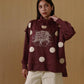 NONAETAL Timber Polka Funnel Hip Length Top