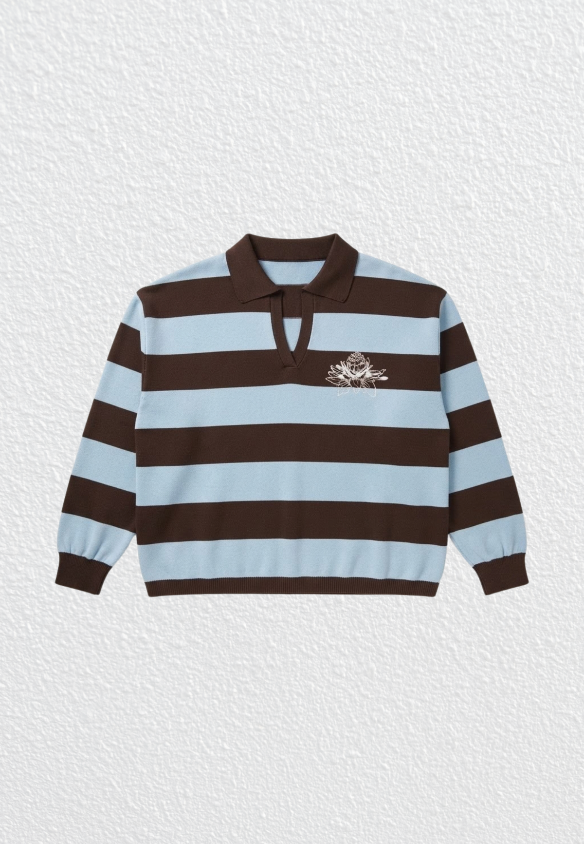 NONAETAL Houston Knit Top Stripes Long Sleeve