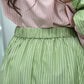 Nonaetal Nagoya Skirt Green Stripes