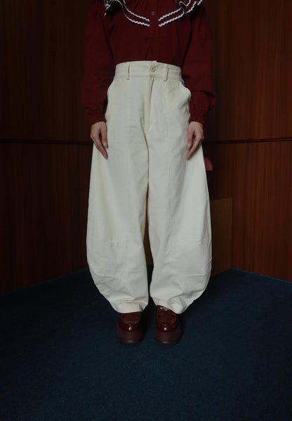 NONAETAL Magnolia Long Barrel Pants