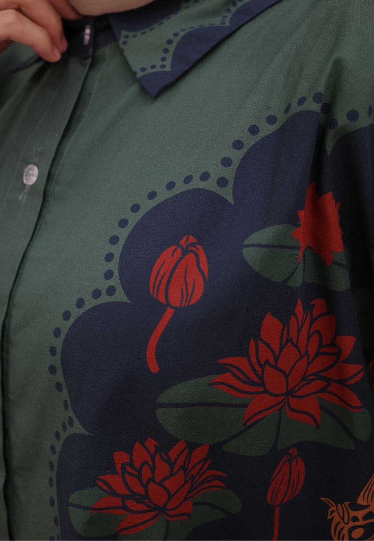 NONAETAL Andromeda Peafowl Shirt Long Sleeve