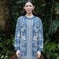 NONAETAL Lisa Heritage Knit Tunic Blue