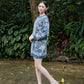 NONAETAL Lisa Heritage Knit Tunic Blue