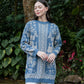 NONAETAL Lisa Heritage Knit Tunic Blue