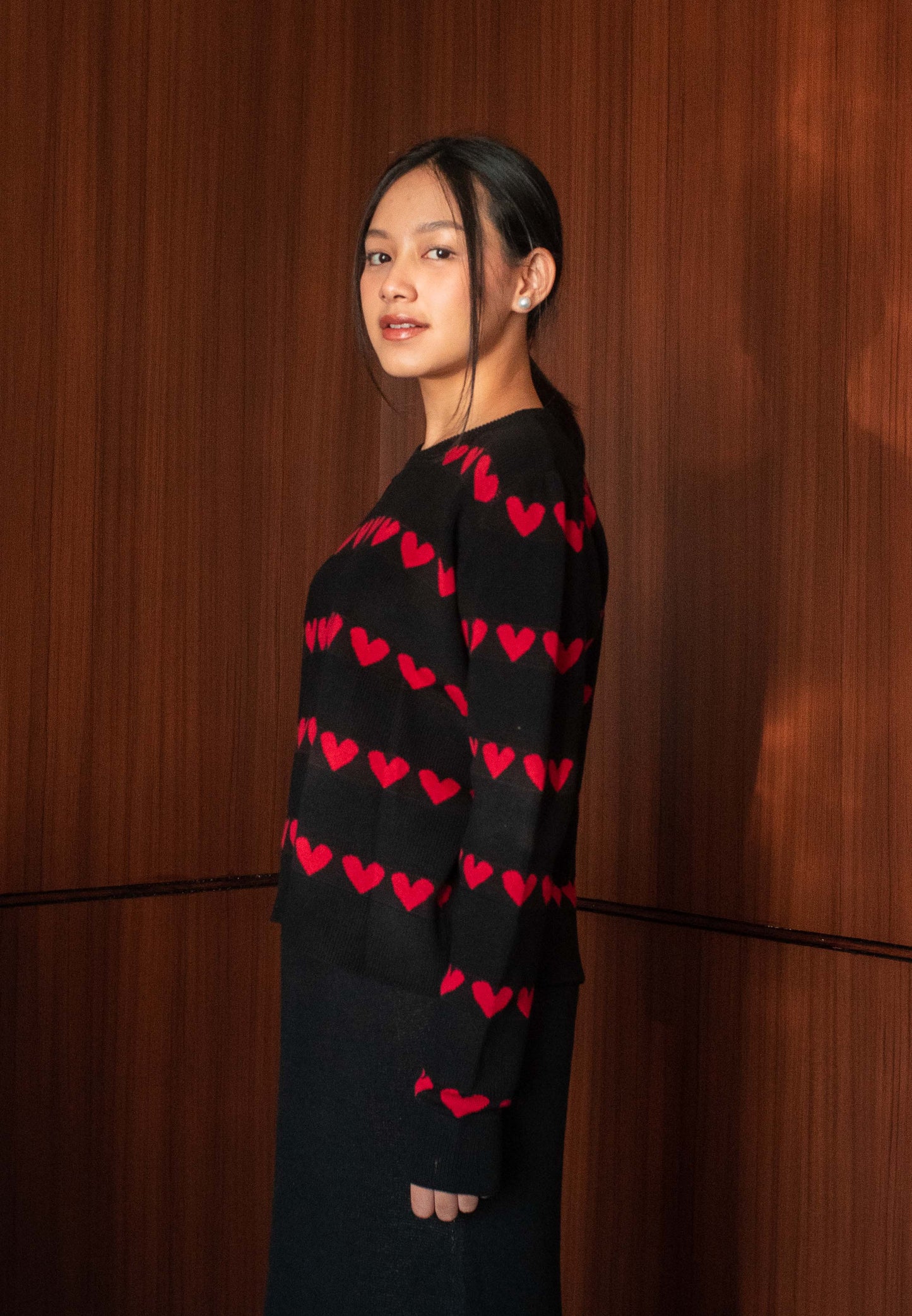 NONAETAL Cupid Space Knit Top Long Sleeve