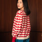 NONAETAL Cupid Heart Knit Sweater Long Sleeve