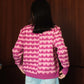 NONAETAL Cupid Heart Knit Sweater Long Sleeve