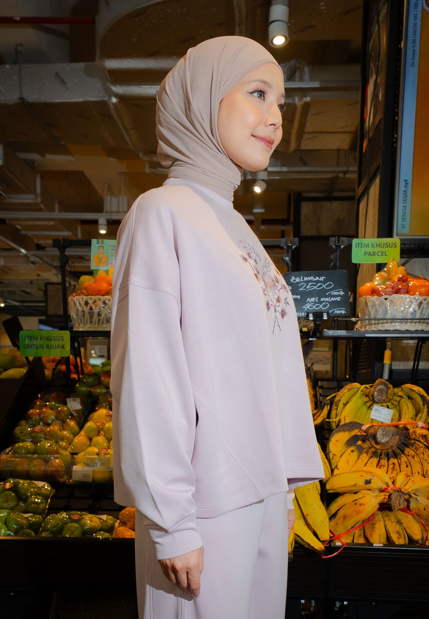 NONAETAL Hailey Lotus Top Long Sleeve