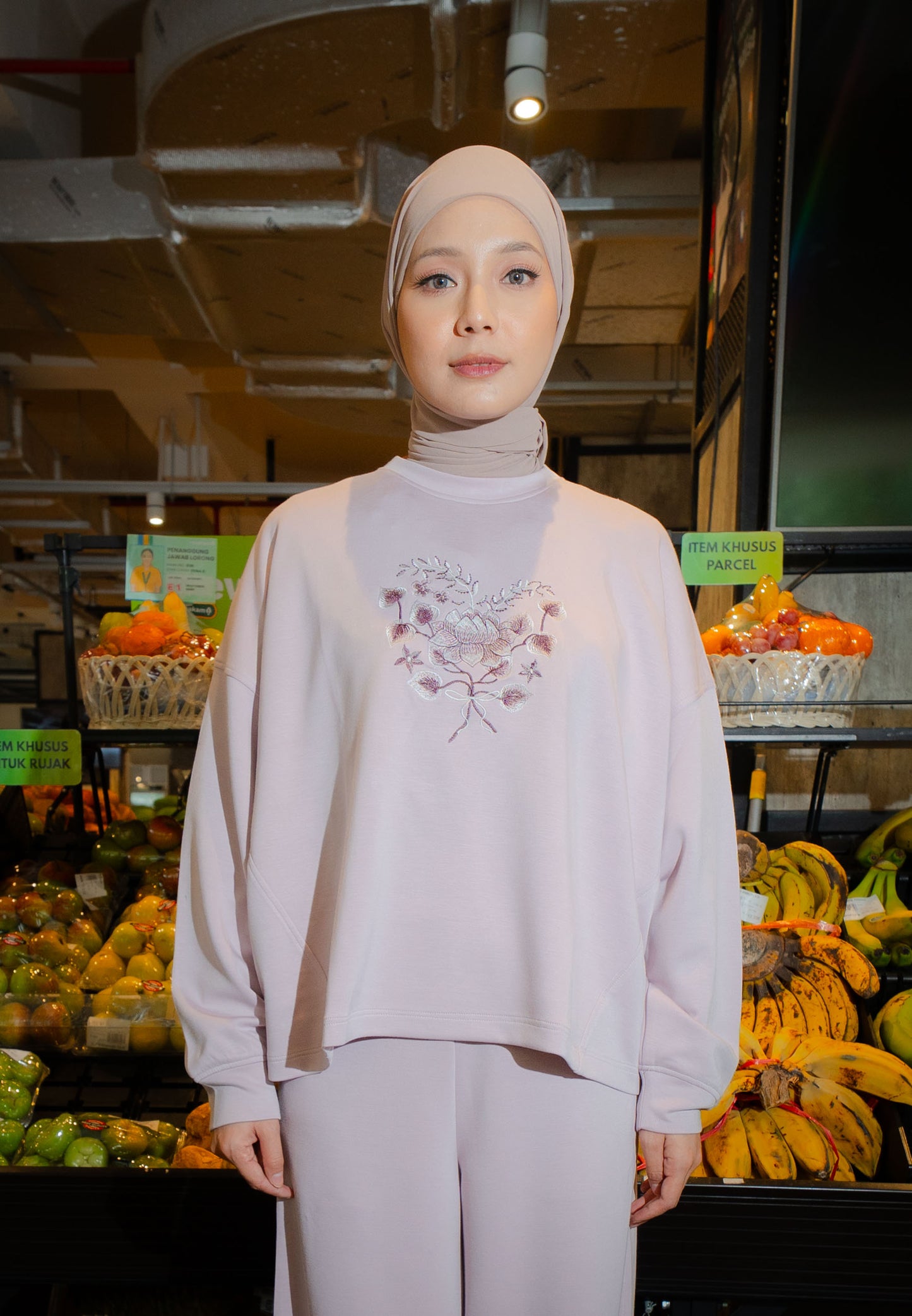 NONAETAL Hailey Lotus Top Long Sleeve