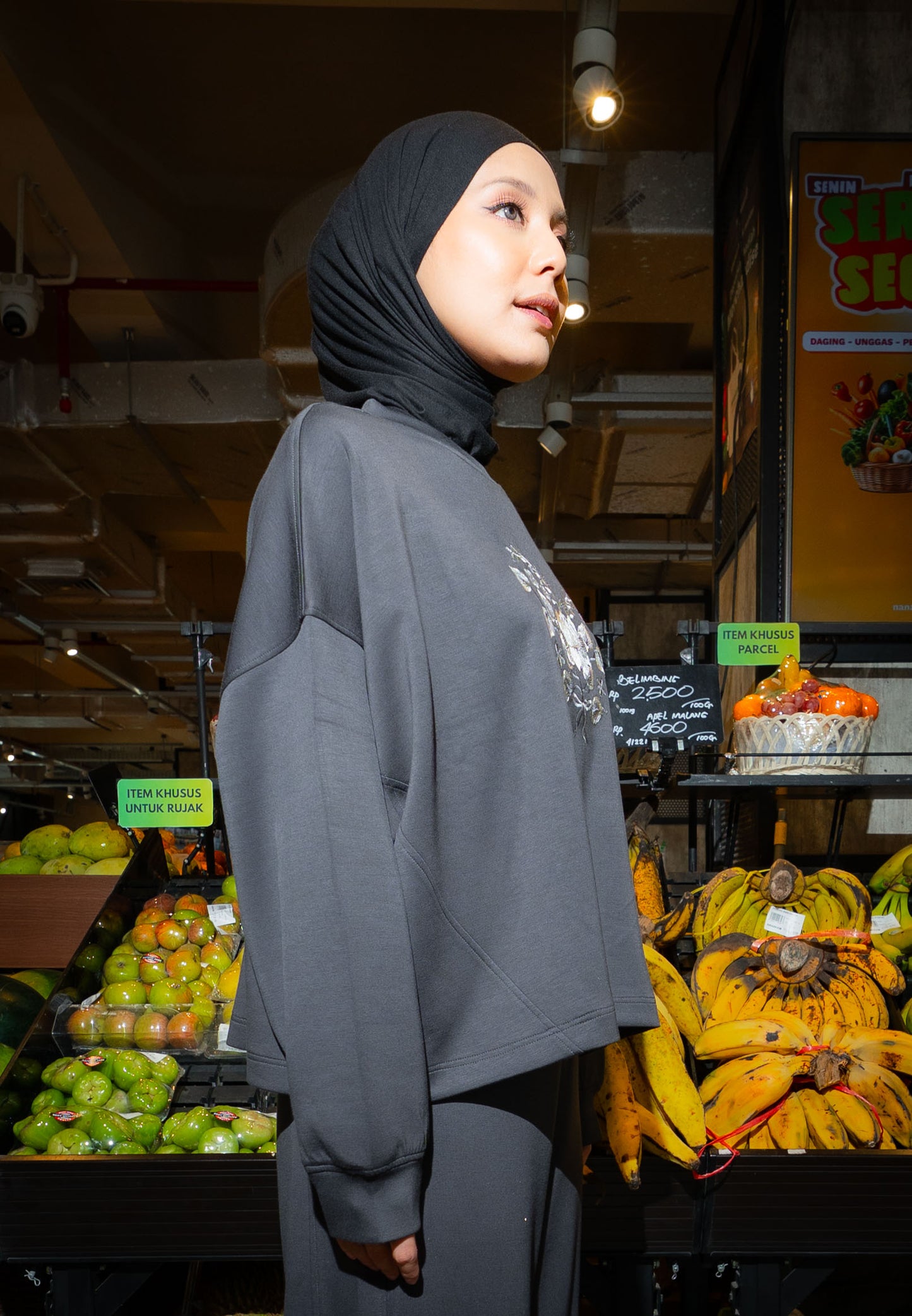 NONAETAL Hailey Lotus Top Long Sleeve