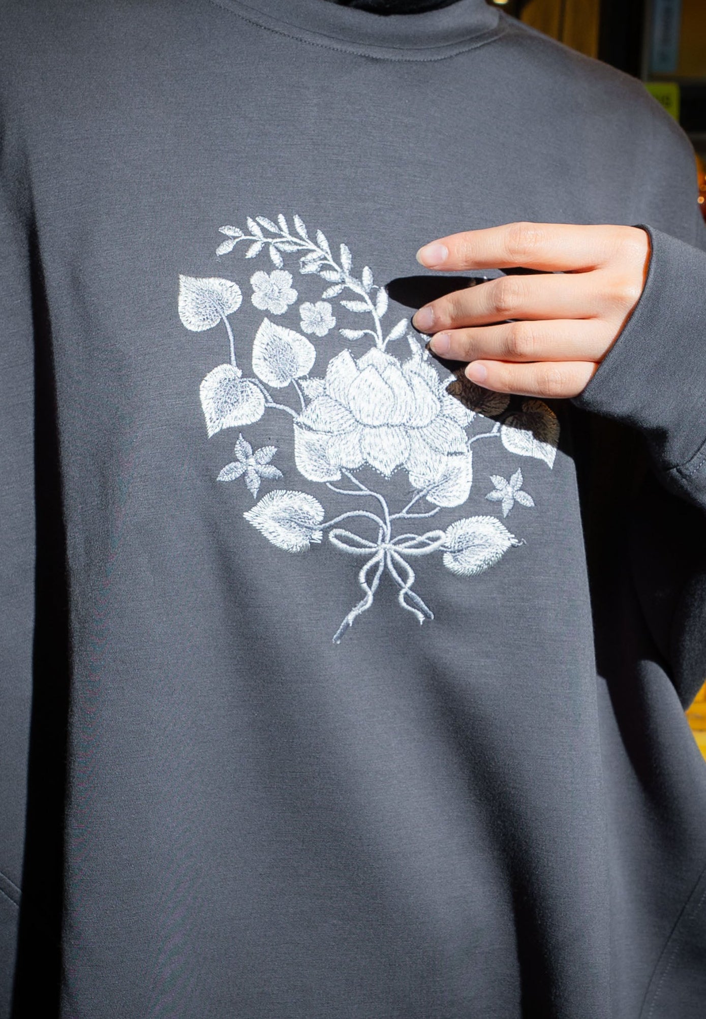 NONAETAL Hailey Lotus Top Long Sleeve