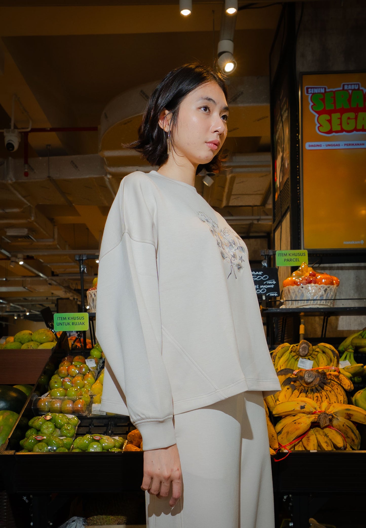 NONAETAL Hailey Lotus Top Long Sleeve