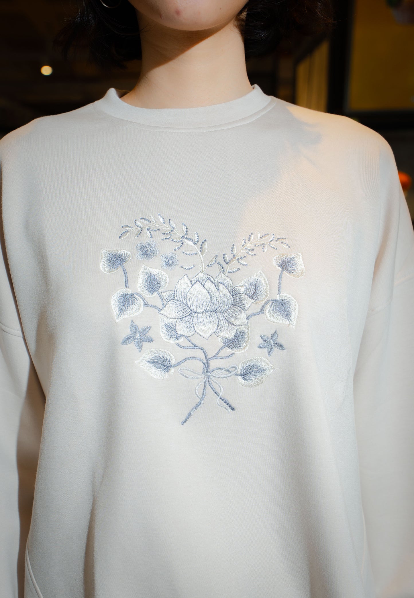 NONAETAL Hailey Lotus Top Long Sleeve
