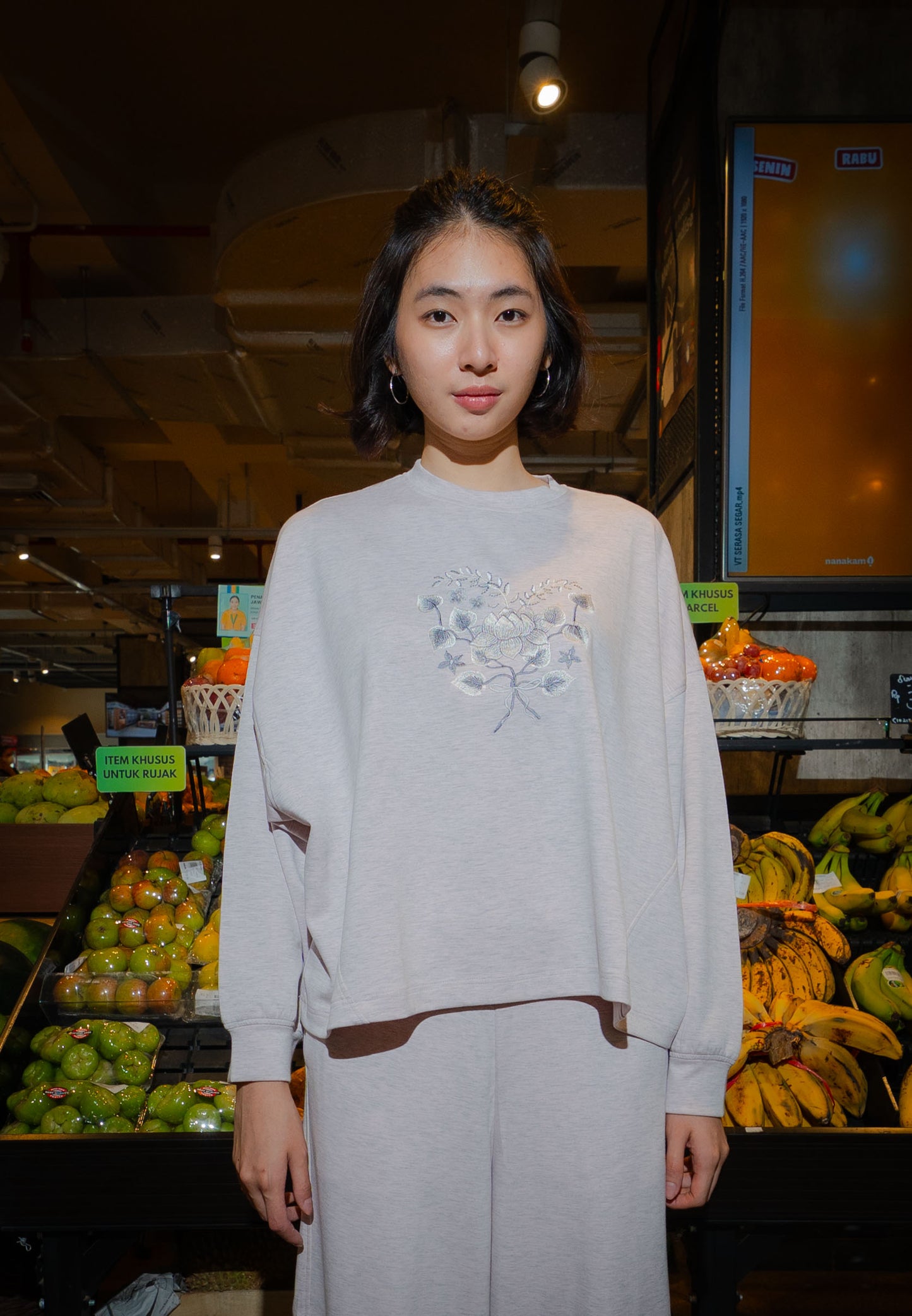 NONAETAL Hailey Lotus Top Long Sleeve