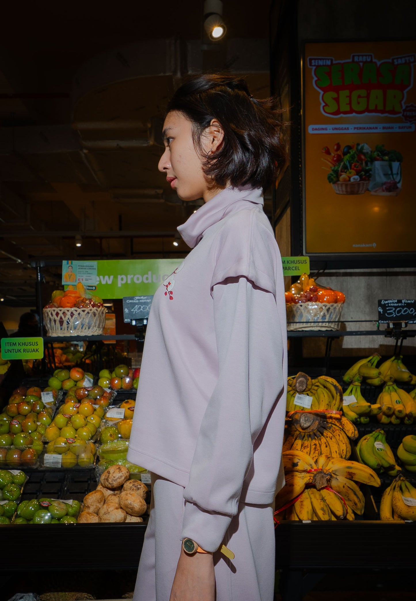 NONAETAL Timber Funnel Top Long Sleeve