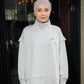 NONAETAL Timber Funnel Hip Lenght Top Long Sleeve