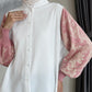NONAETAL Osaka Heritage Top Knit Sleeve Broken White - Pink