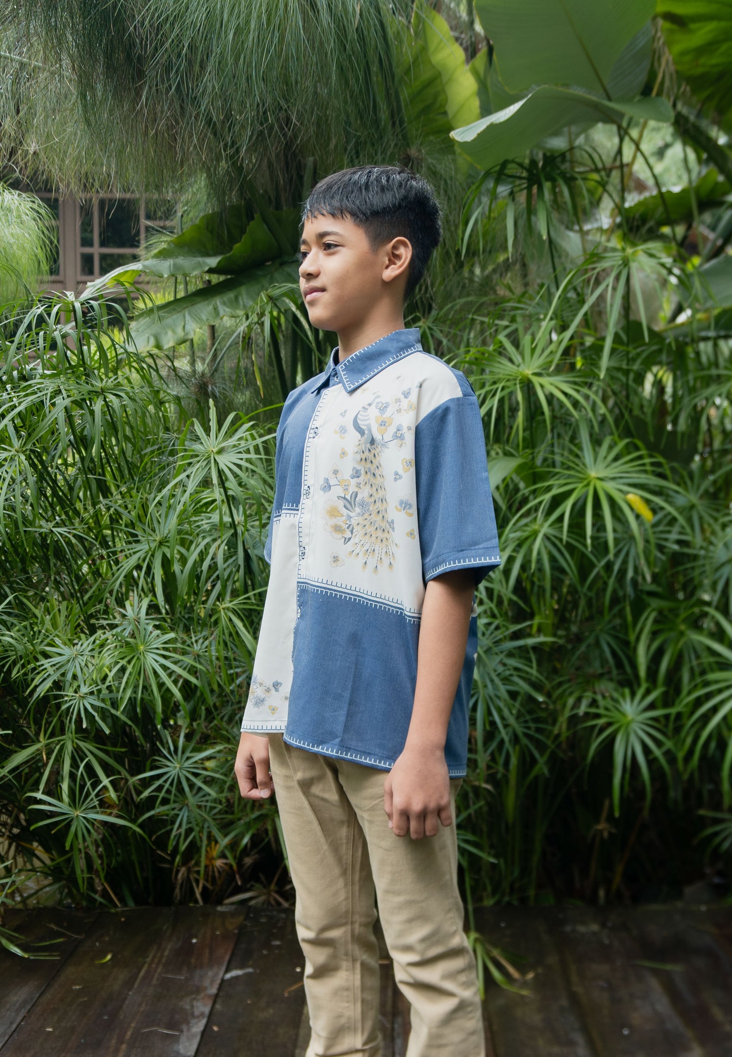 NONAETAL Cendrawasih Shirt Kids Winter White