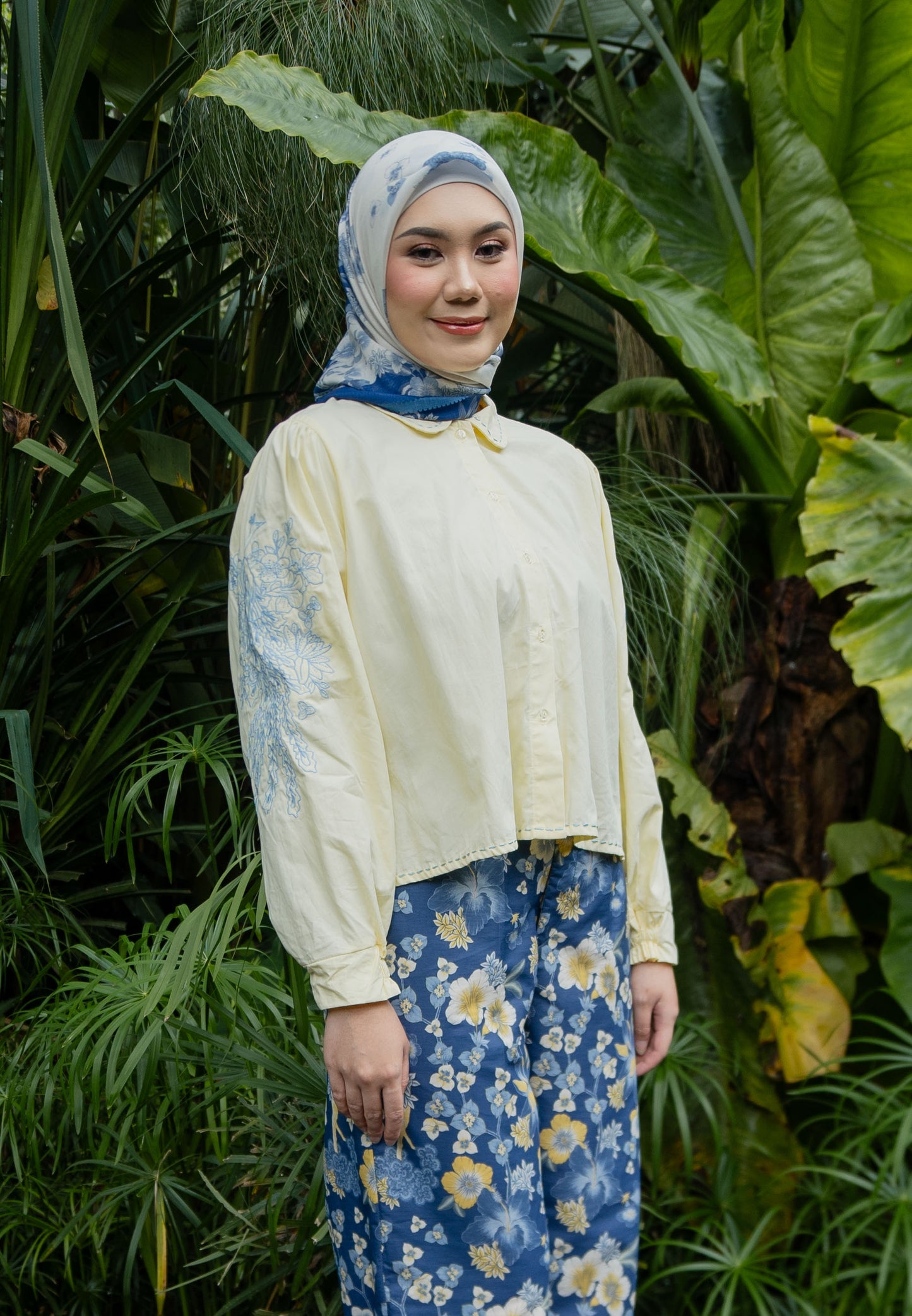 NONAETAL Hassie Heritage Top Long Sleeve Butter Yellow